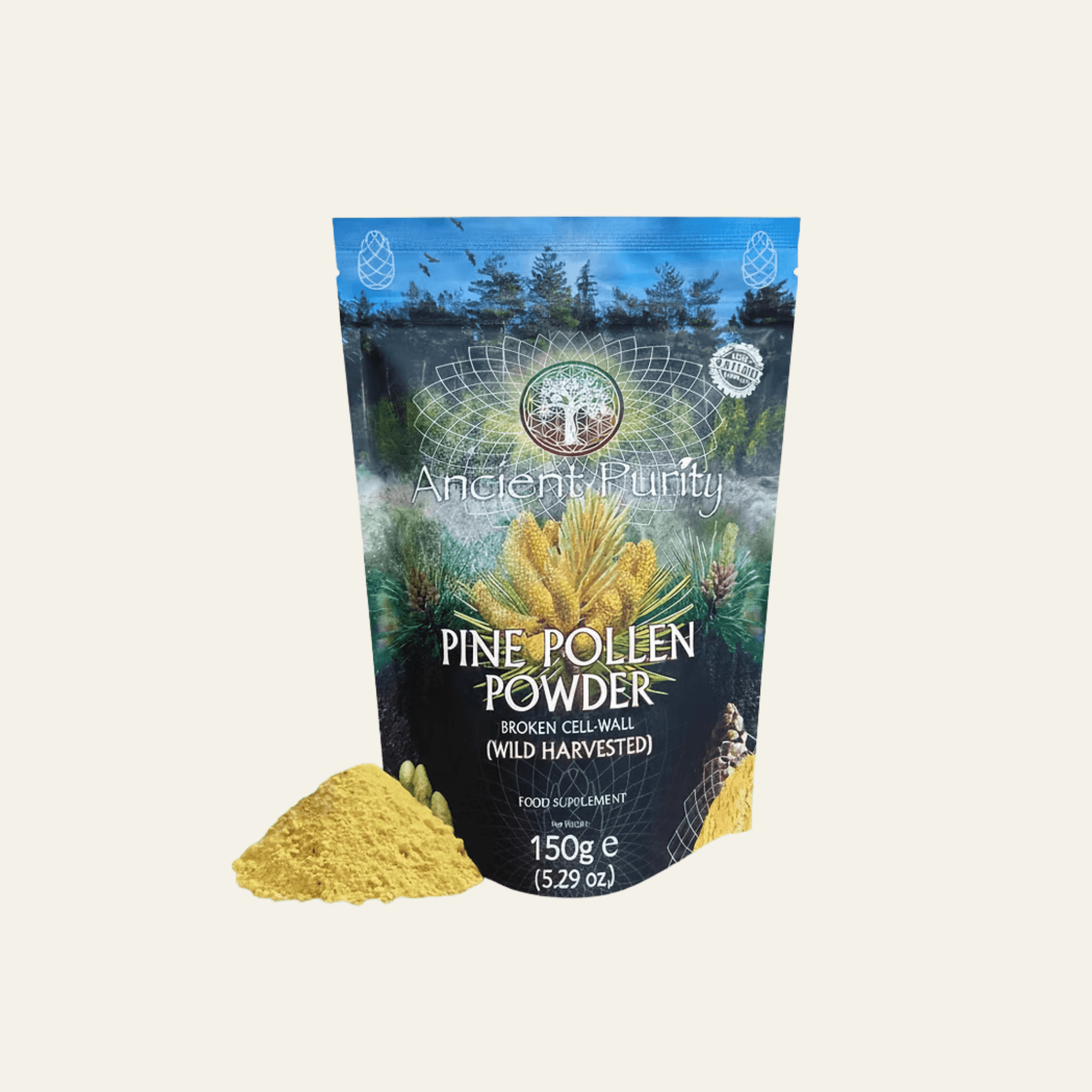 poudre de pollen de pin bio suisse vendu chez terrame