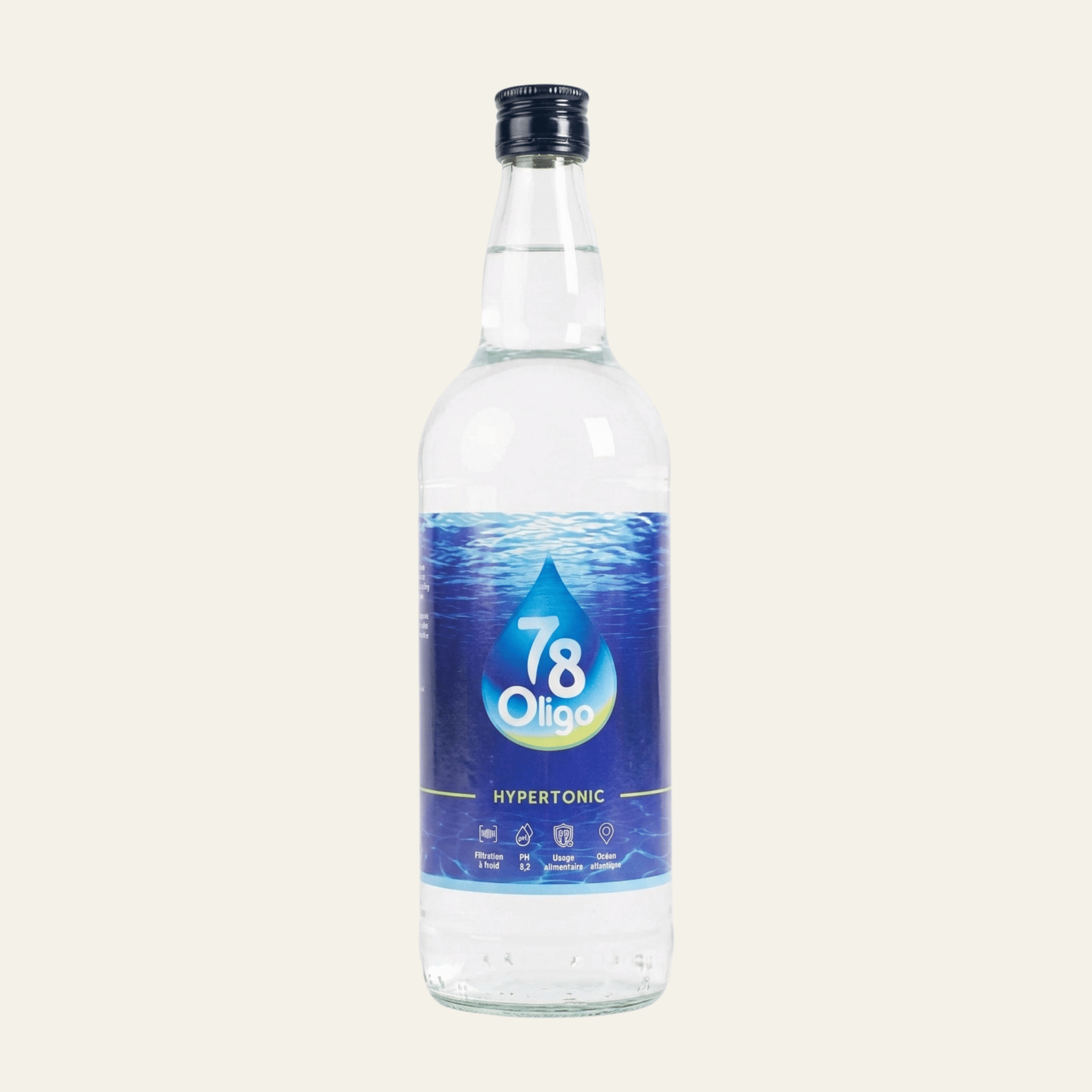 Boisson isotonique à l'eau de mer suisse bio terrame