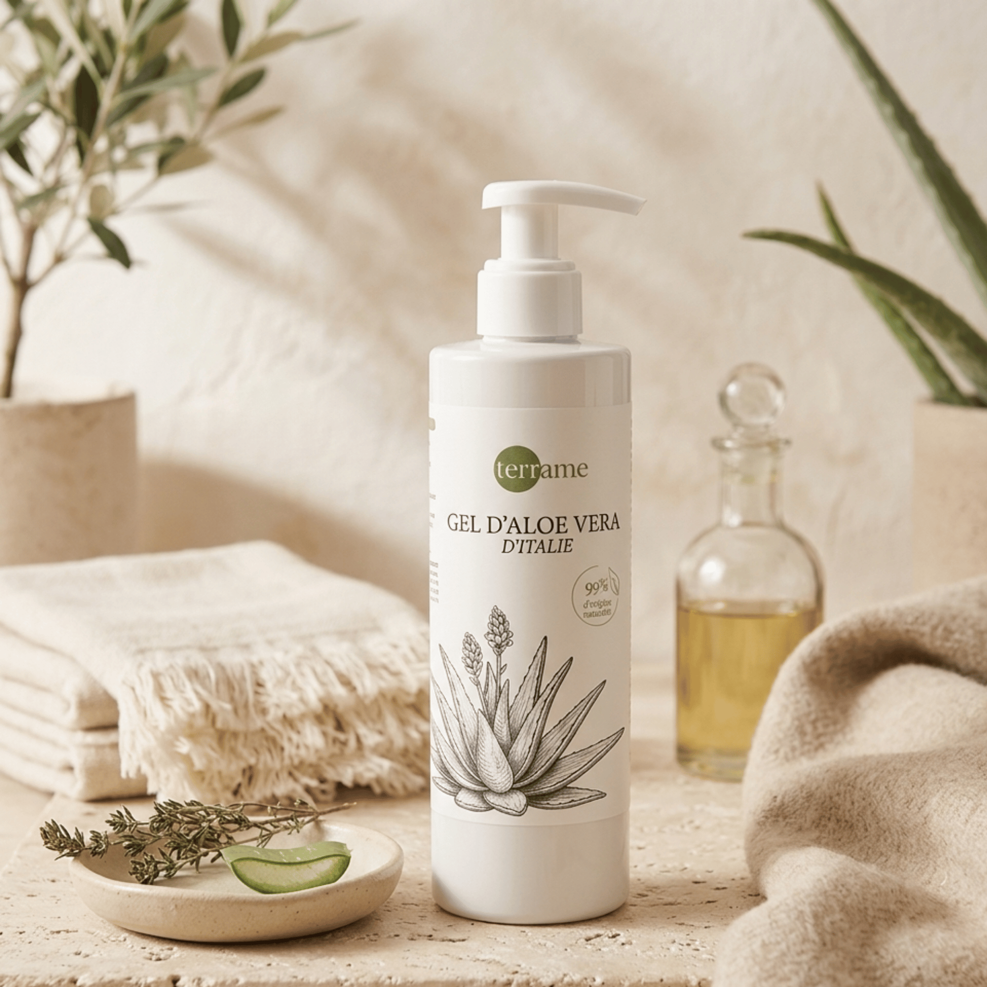gel d'aloe vera bio suisse vendu chez Terrame