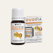 Vitamine D3 + K2 MK7 1600 UI  pour Os, calcium & immunité