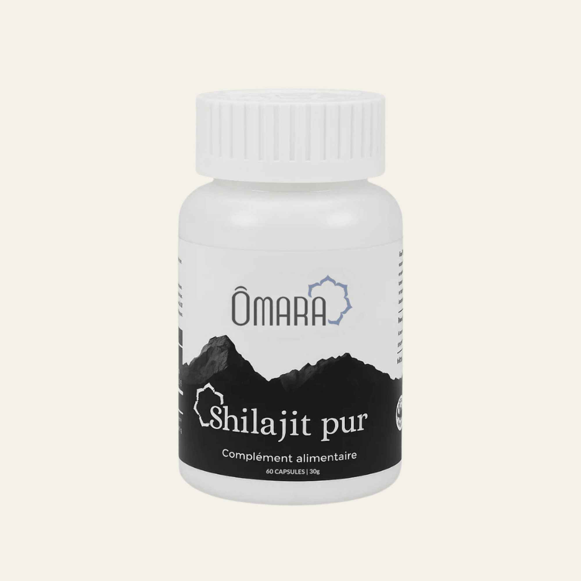 Gélules Shilajit pur de l'Himalaya