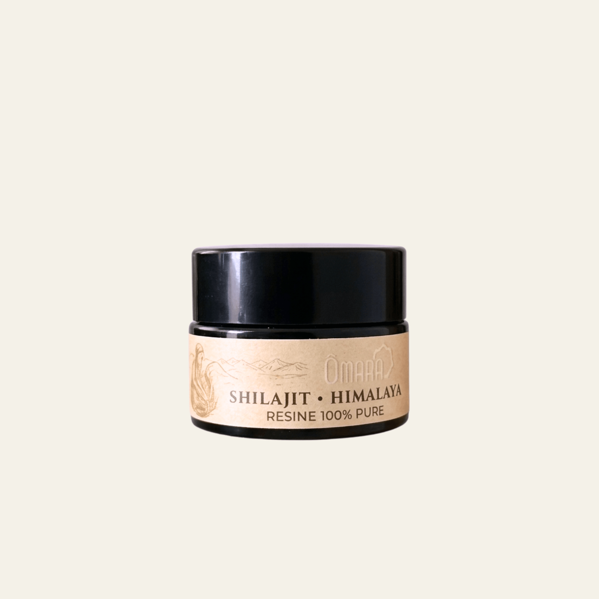résine de shilajit pur de l'himalaya testé en laboratoire avec haut taux d'acide fulvique