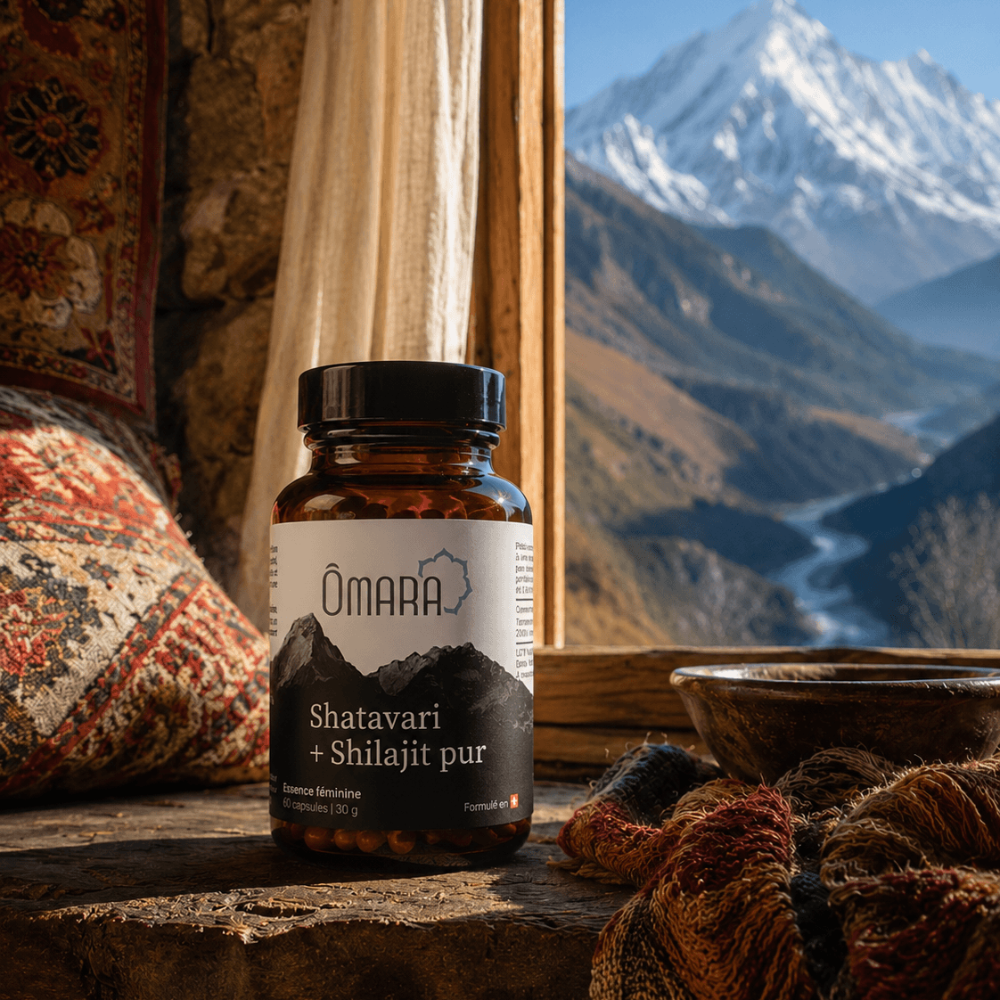 Gélule de Shatavari et Shilajit pur, testé en laboratoire