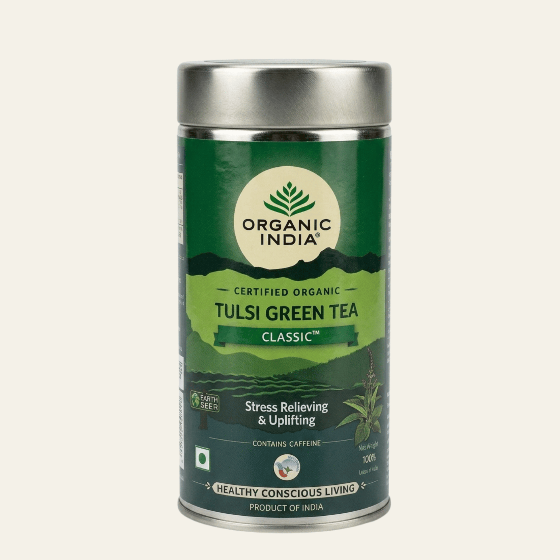 Thé vert Tulsi organic certifié provenant d'inde