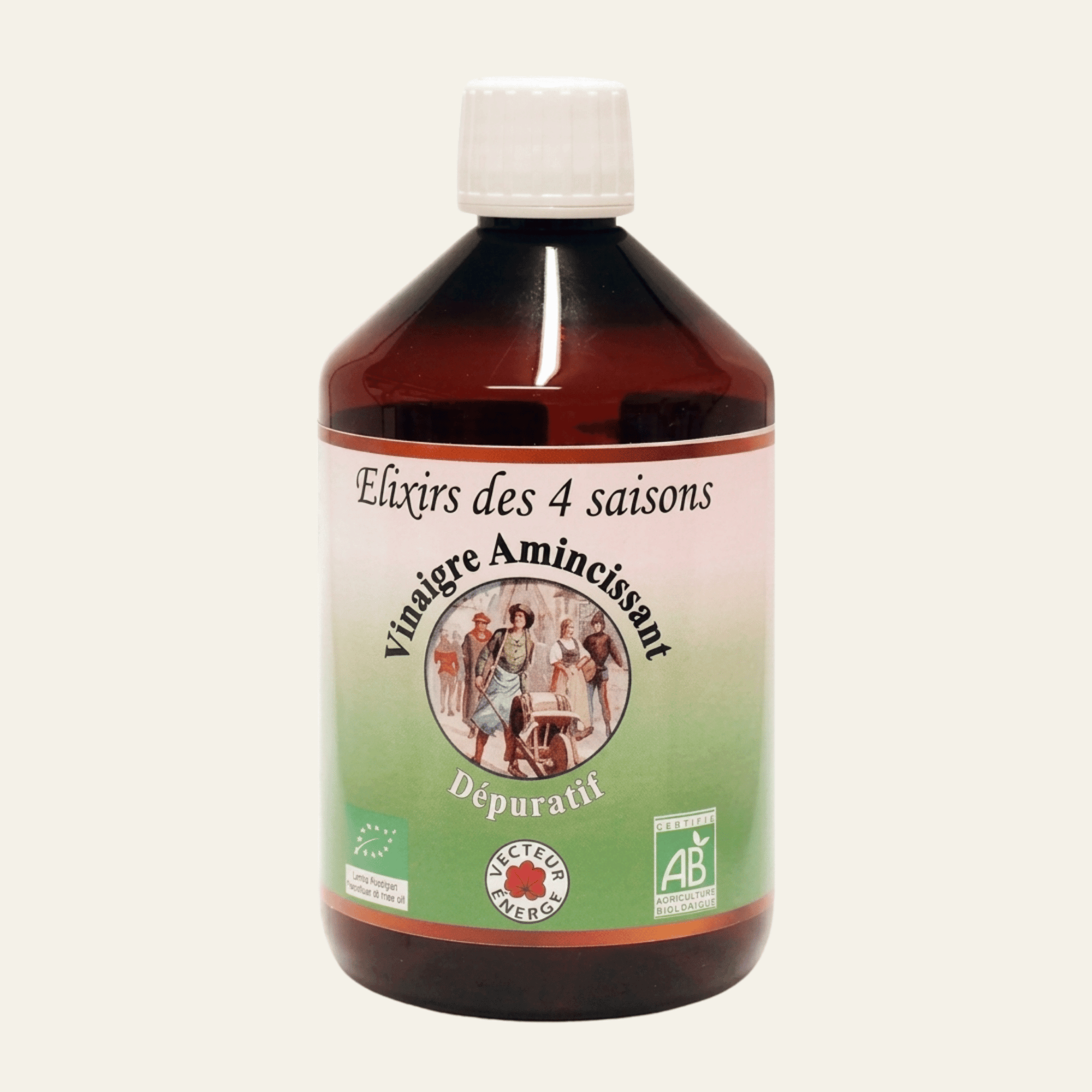 Vinaigre Amincissant Bio – Élixir des 4 Saisons