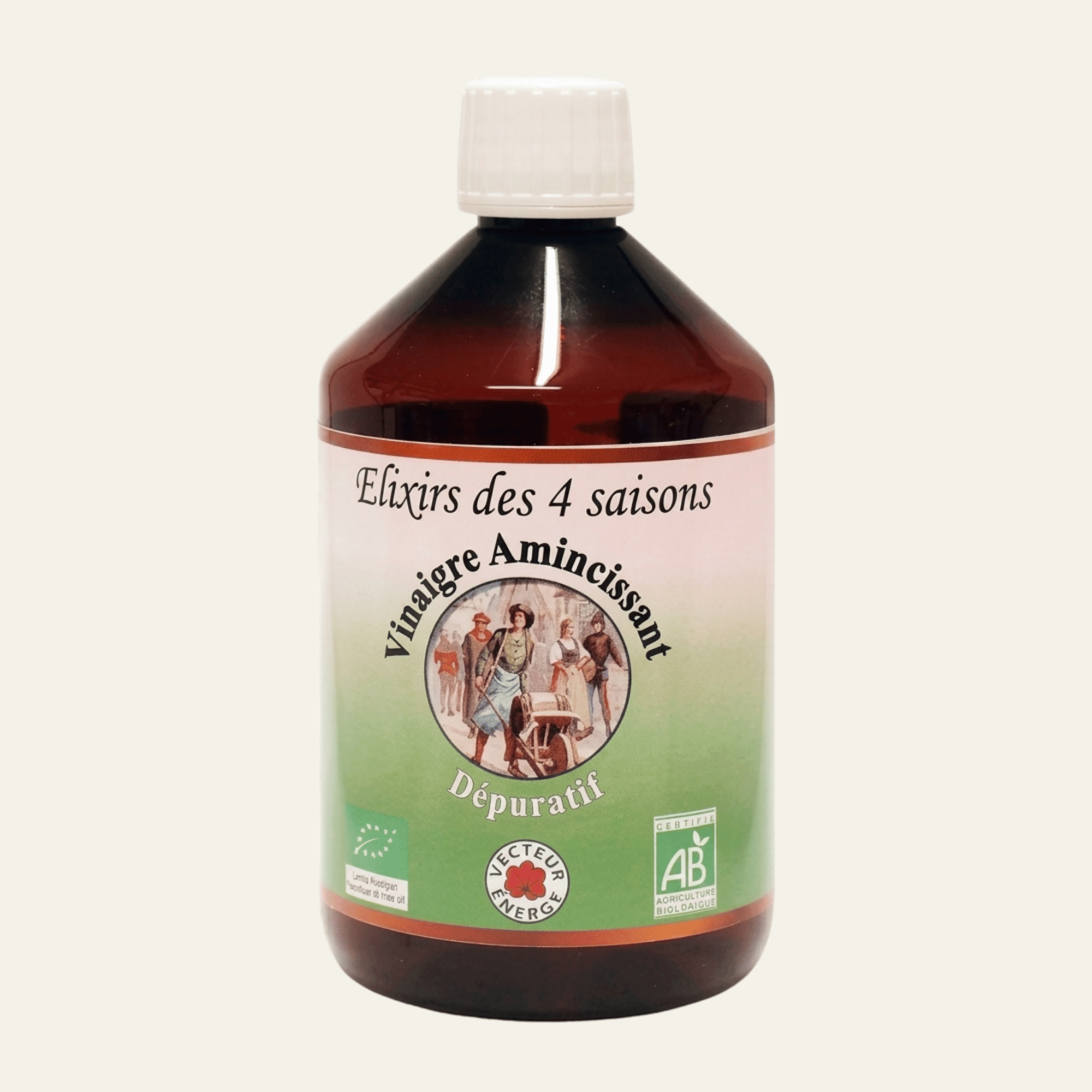 Vinaigre Amincissant Bio – Élixir des 4 Saisons