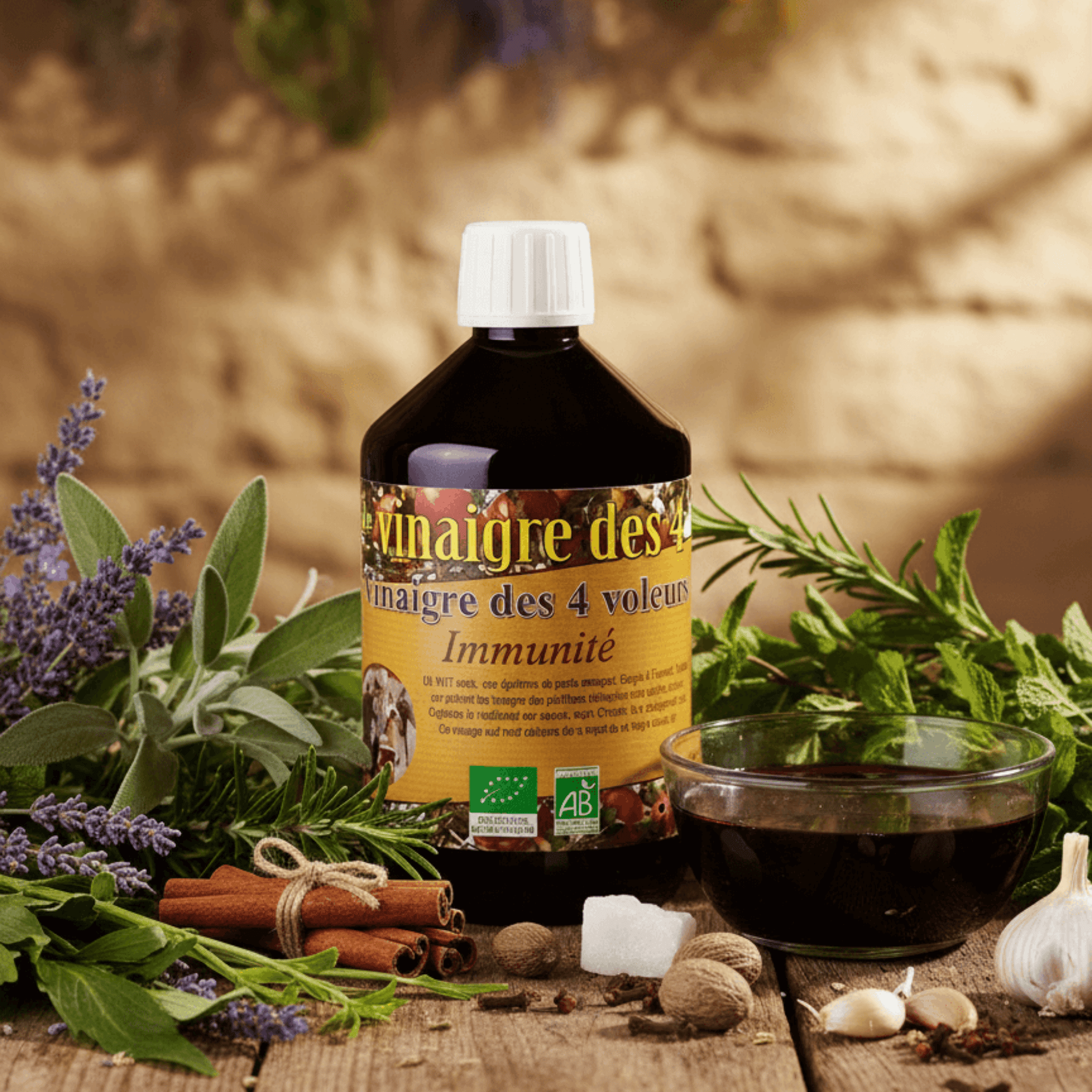 Vinaigre des 4 voleurs bio suisse terrame