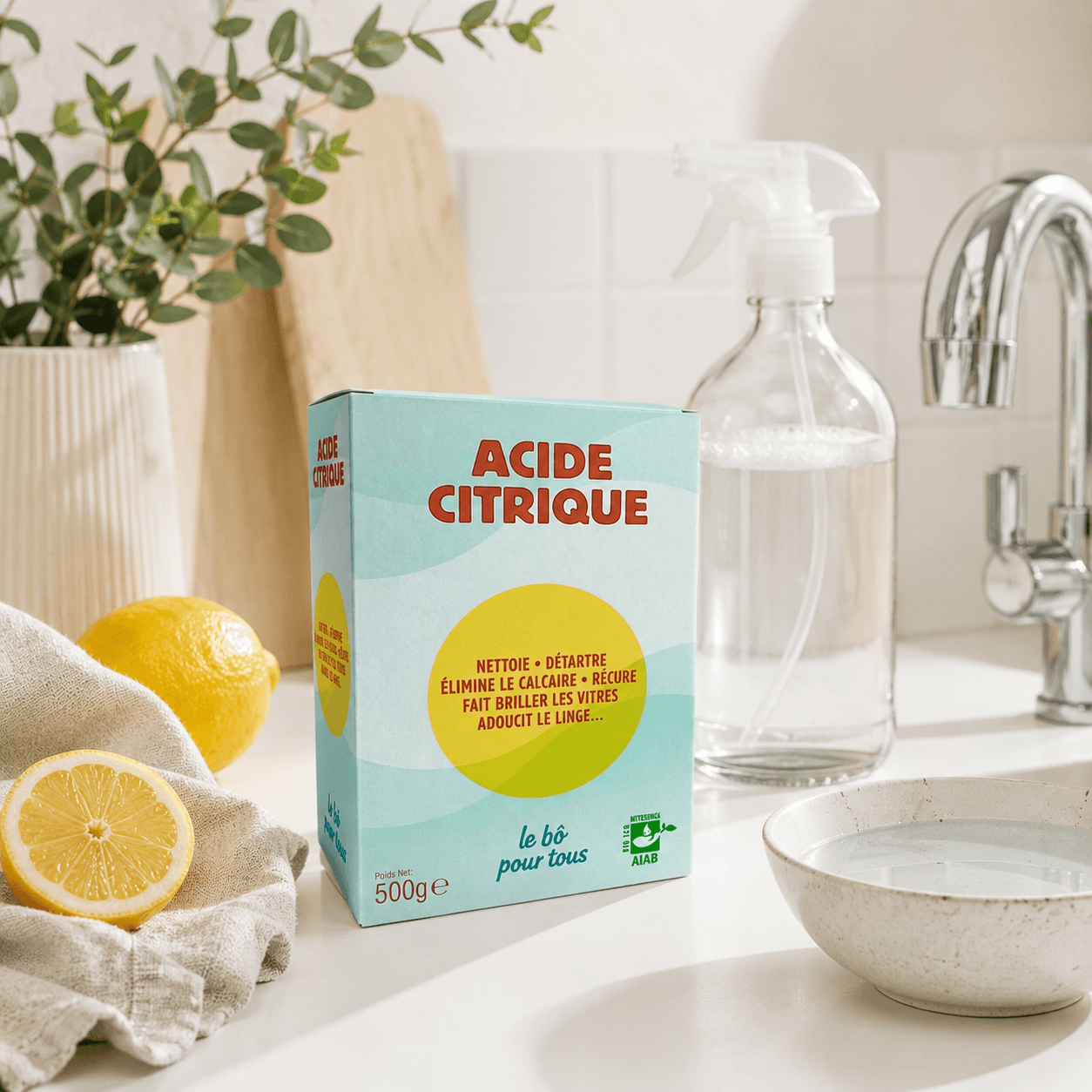 poudre d'acide citrique pour nettoyage vendu en suisse chez terrame