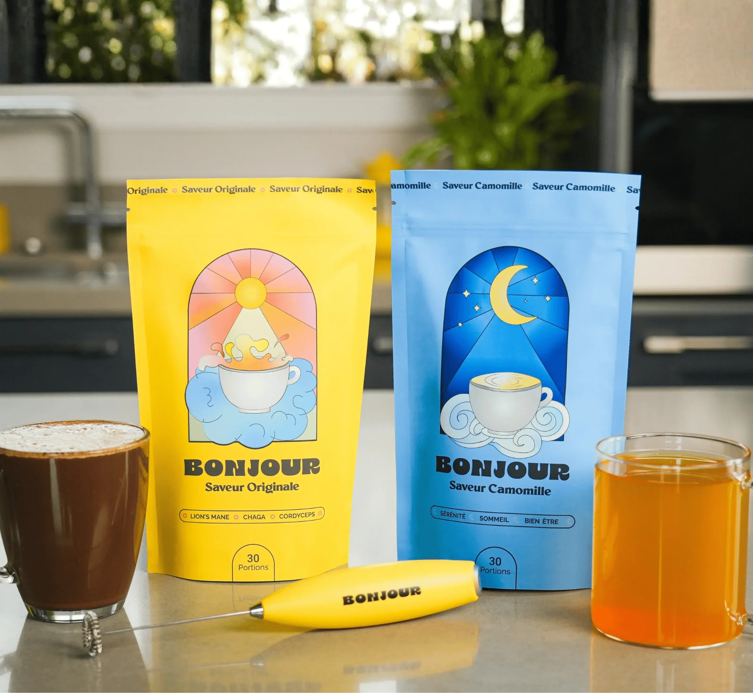 poudre de café aux adaptogènes, champignons, vendue en suisse chez terrame