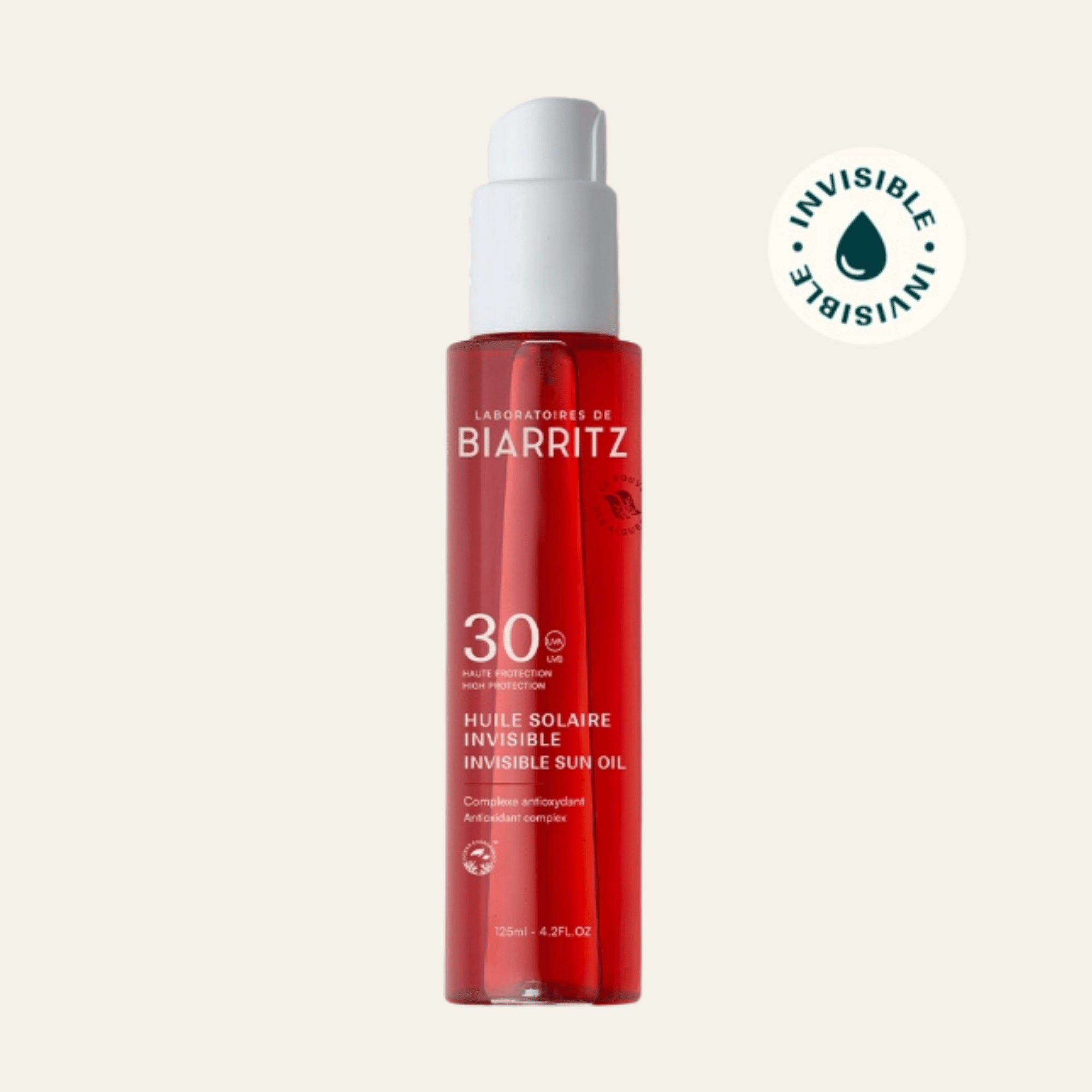 Huile Solaire Invisible SPF30 ou SPF50