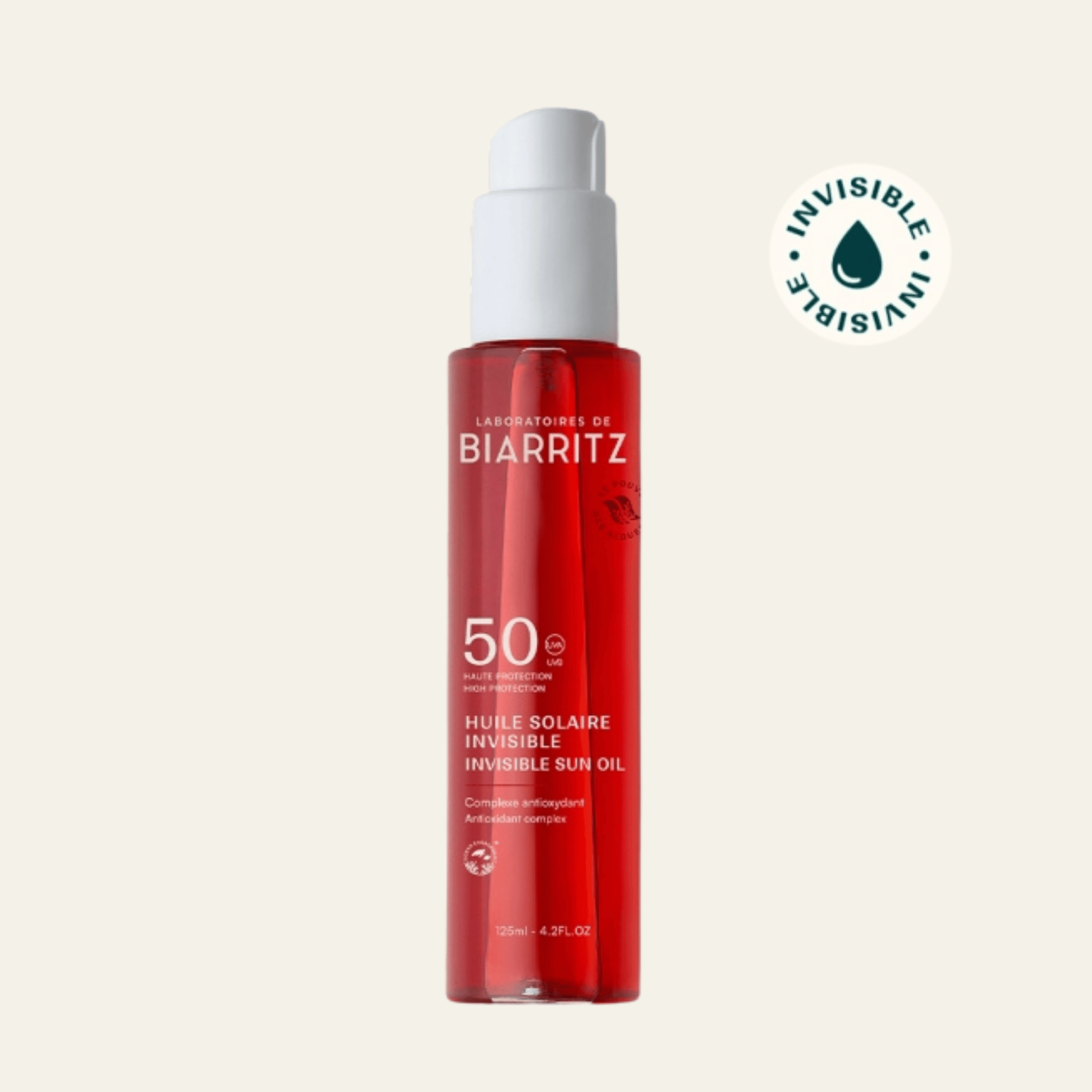Huile Solaire Invisible SPF30 ou SPF50