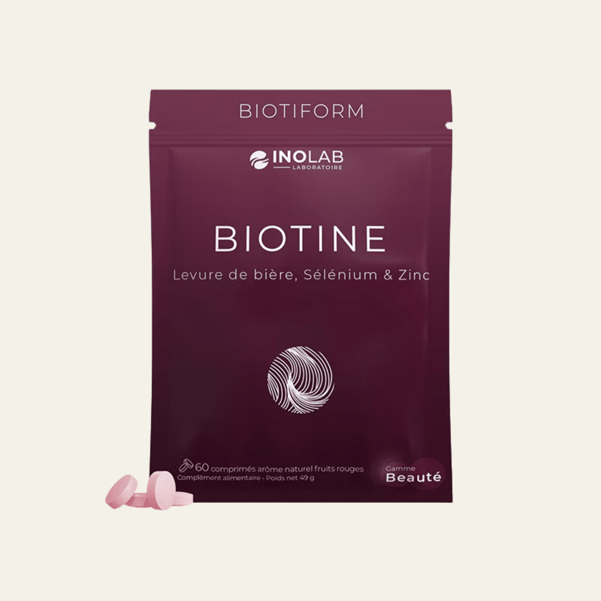 capsules de biotine, levure de bière, sélénium et zinc pour les cheveux vendu chez terrame en suisse