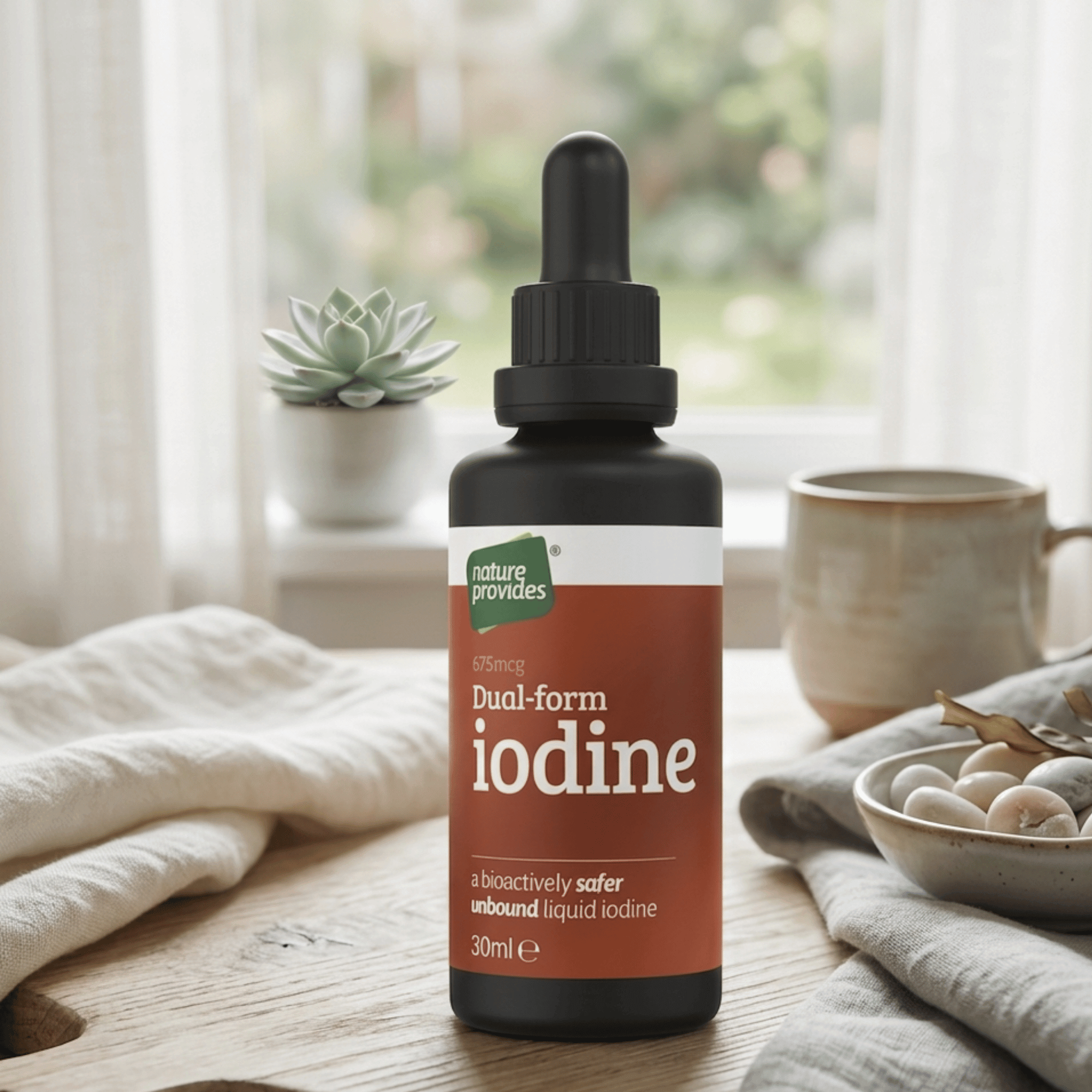 Forme dual de iodine bioactif liquide bio vendu chez terrame en suisse