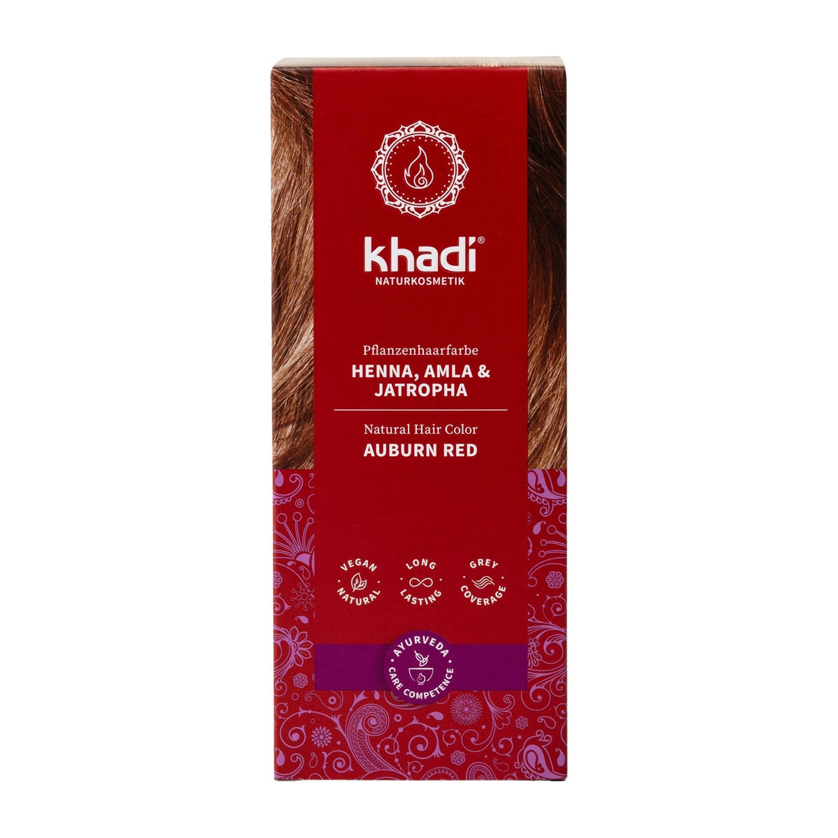 Khadi Henné, Amla & Jatropha – coloration végétale 100 g