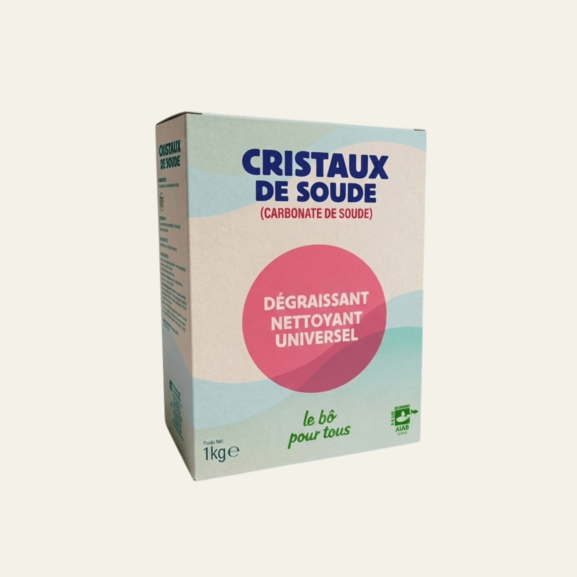 cristaux de soude dégraissant, nettoyant universel bio suisse terrame