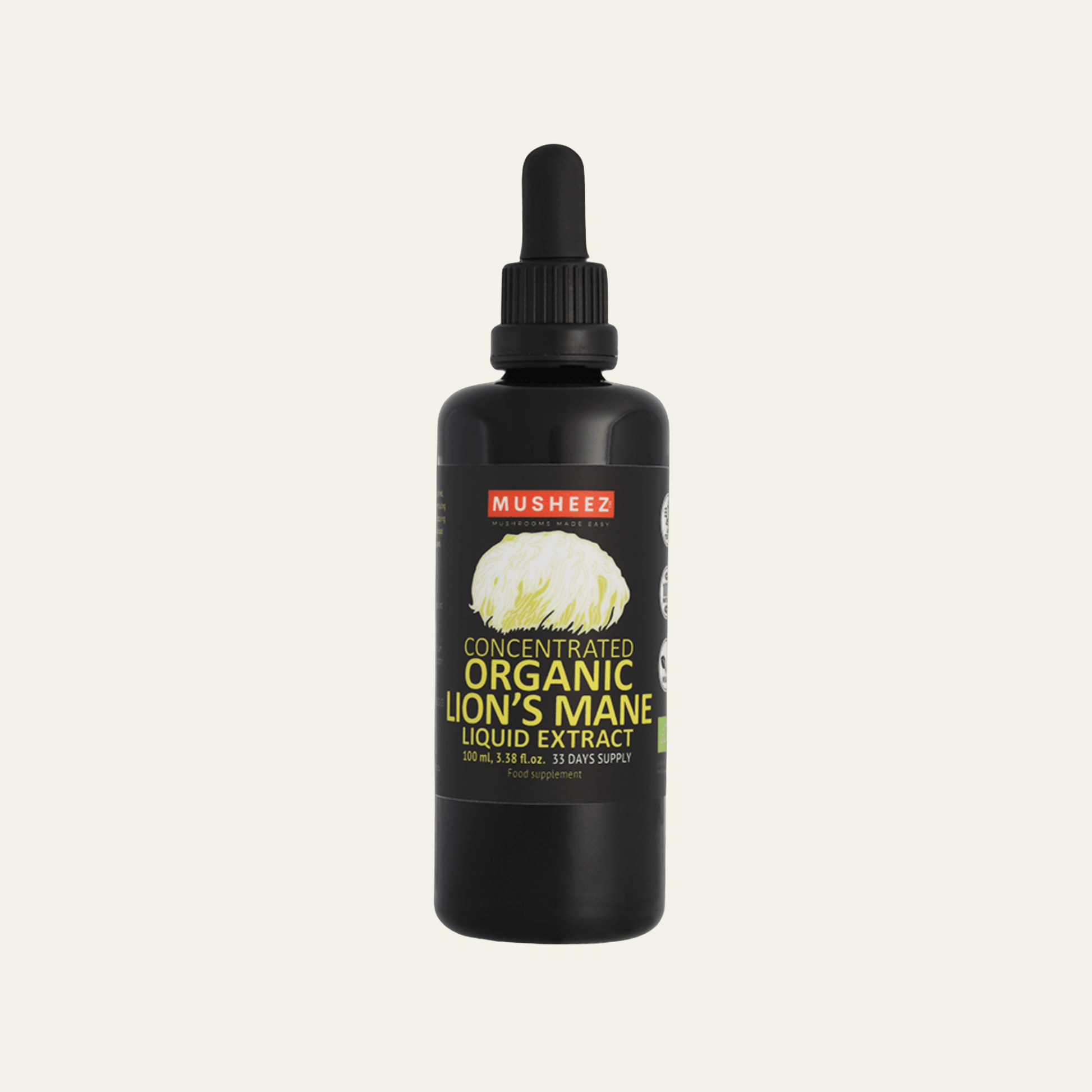 extrait liquide de lion's mane organique, bio-suisse