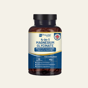 Complexe vegan avec magnésium glycinate, KSM-66, curcuma et vitamine B6. 90 capsules pour détente, vitalité et équilibre nerveux.