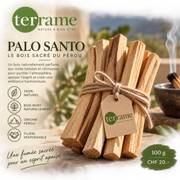 Palo Santo du Pérou Terrame – bois mort naturellement, fagot 100 g