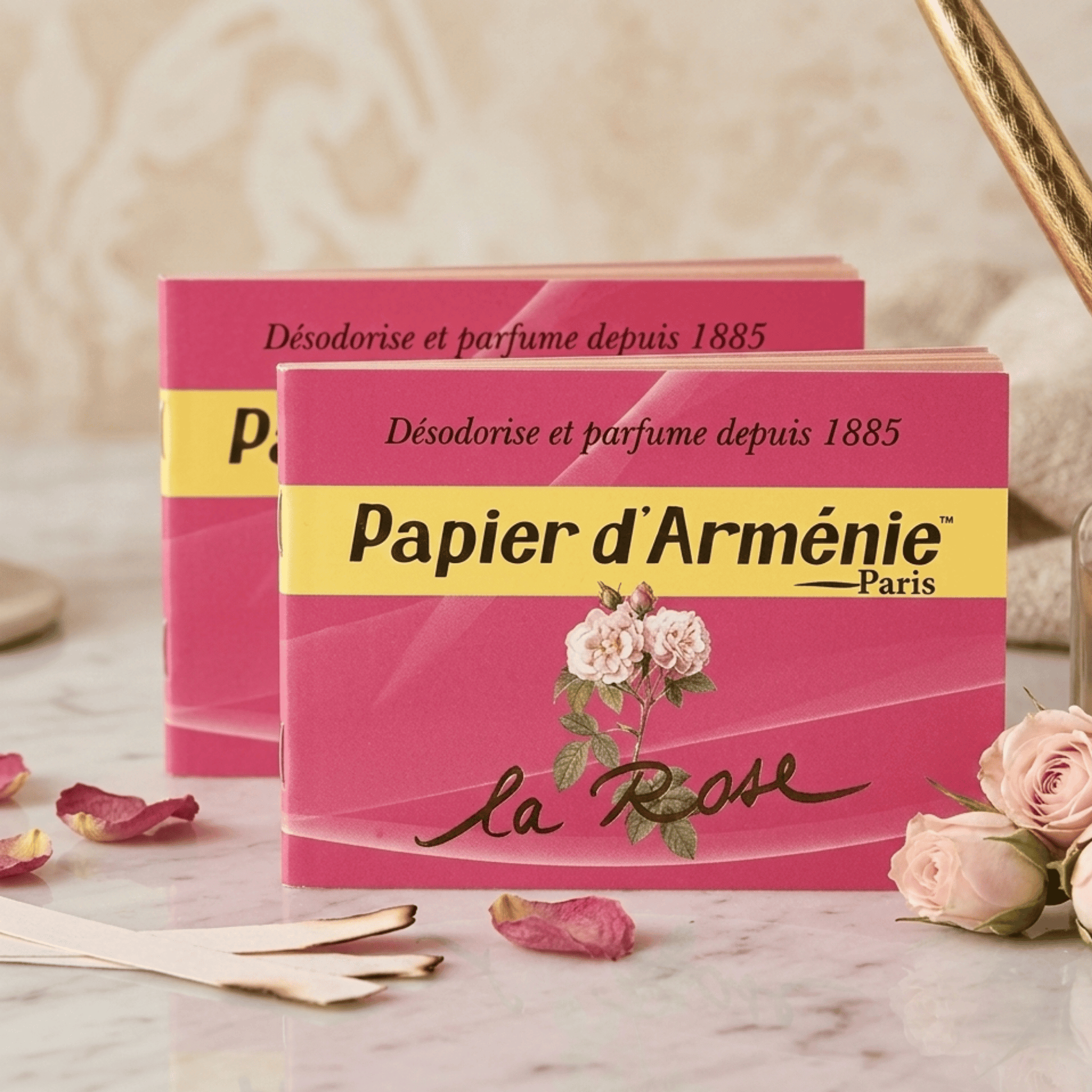 papier d'arménie à brûler, traditionnel, vendu en suisse par terrame