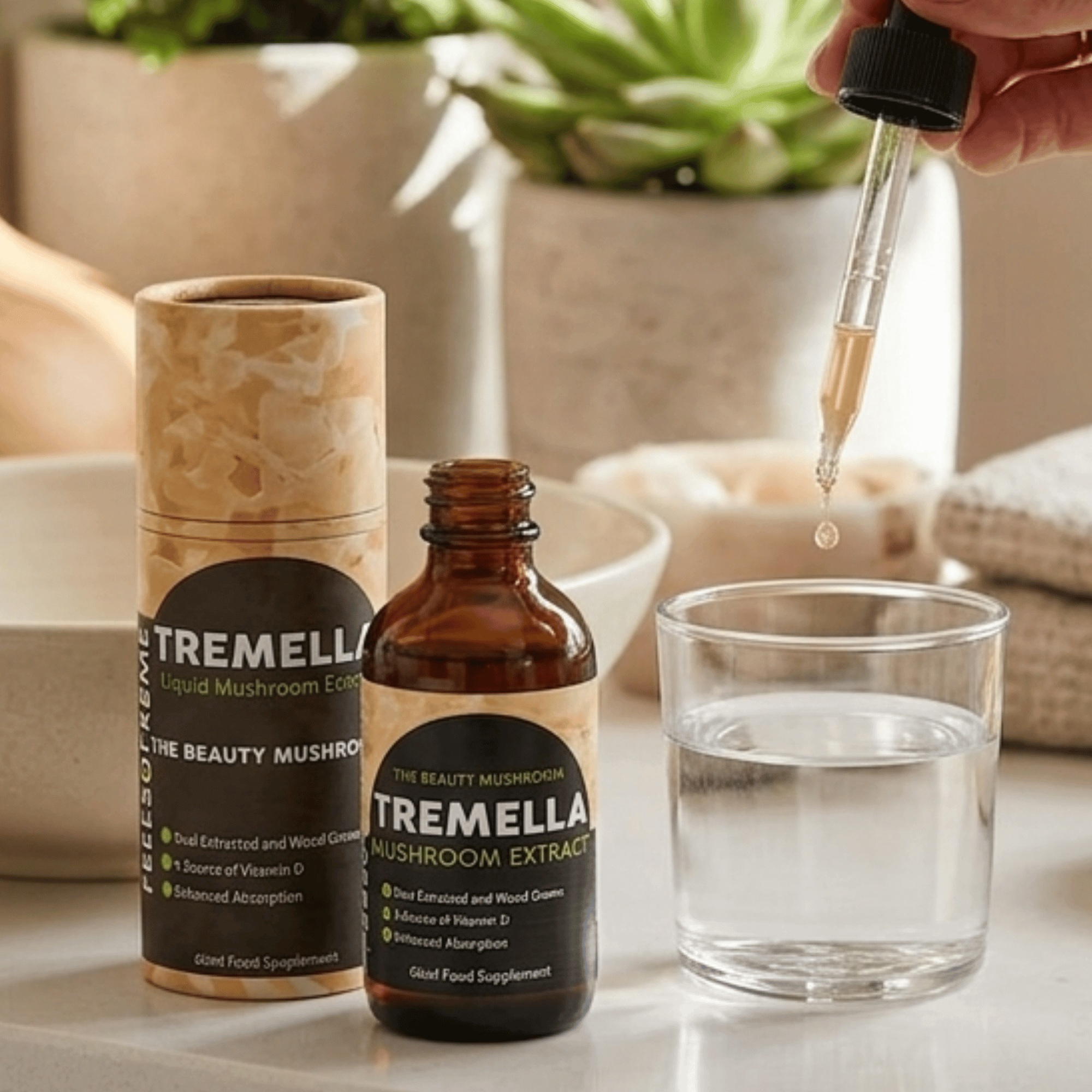 champignon extrait de tremella en goutte vendu en suisse chez terrame