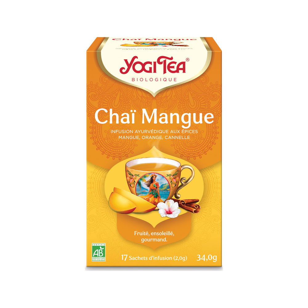 Yogi Tea Chai Mangue – boîte vue de face