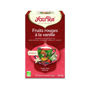 Yogi Tea Fruits Rouges à la Vanille – boîte vue de face