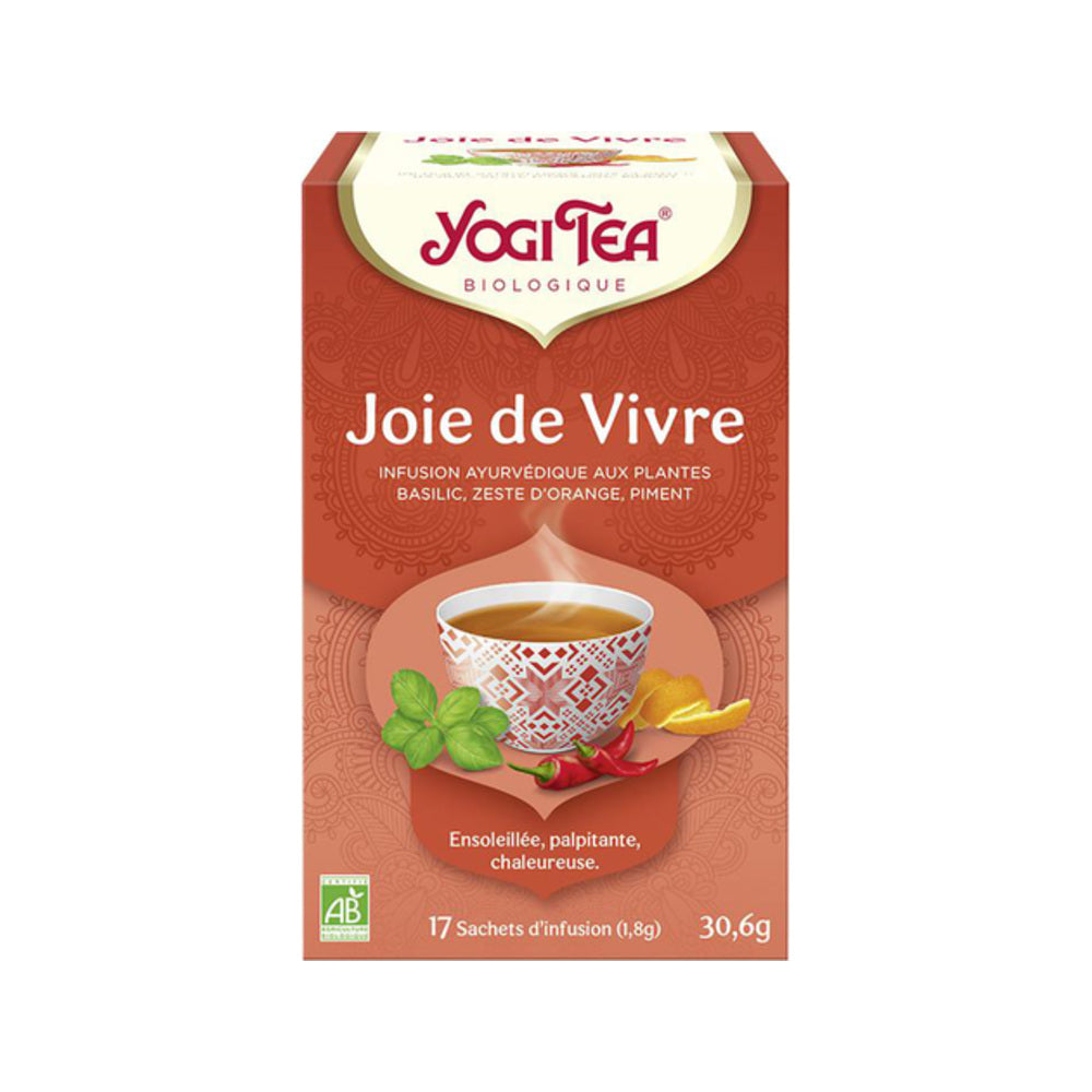 Yogi Tea Joie de Vivre – boîte vue de face