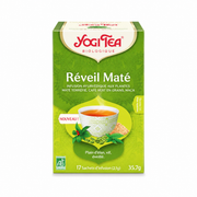 Yogi Tea Réveil Maté – boîte de face avec légère perspective
